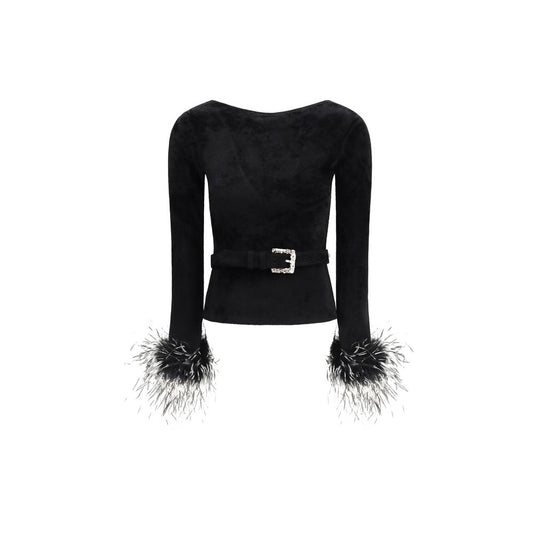 Black Viscose Blouse