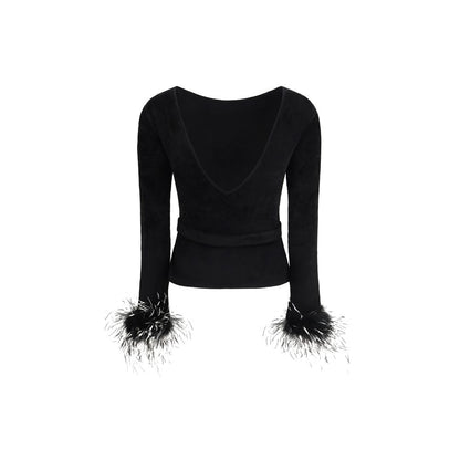 Black Viscose Blouse