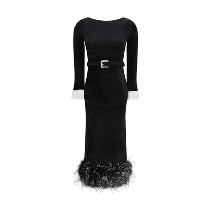 Black Viscose Cocktail Dress