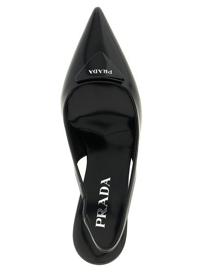 Black Calfskin High Heel Pumps