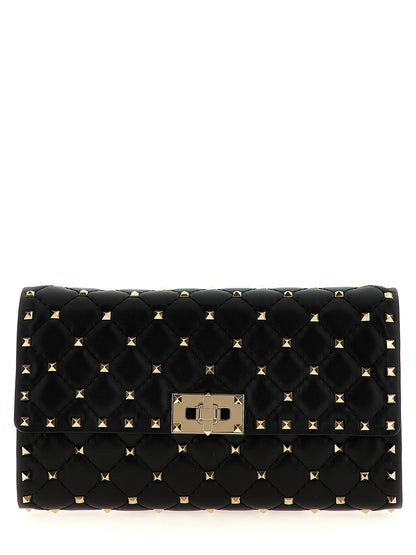 Black Lamb Leather Shoulder Bag