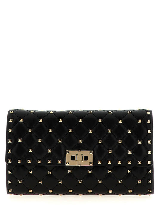Black Lamb Leather Shoulder Bag