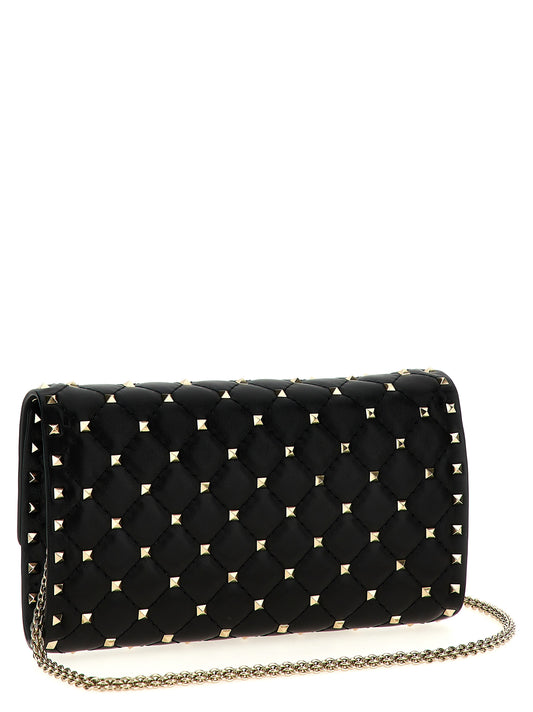 Black Lamb Leather Shoulder Bag
