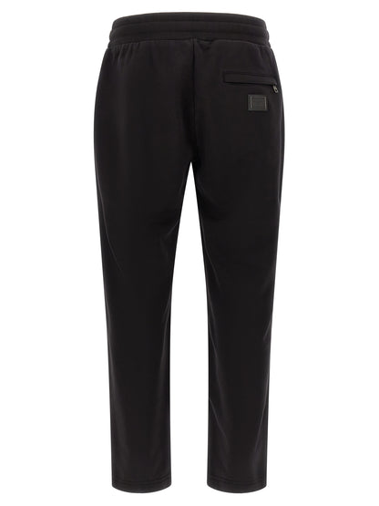 Black Cotton Joggers (Workout Pants)
