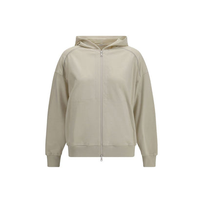 Beige Cotton Sweatshirt