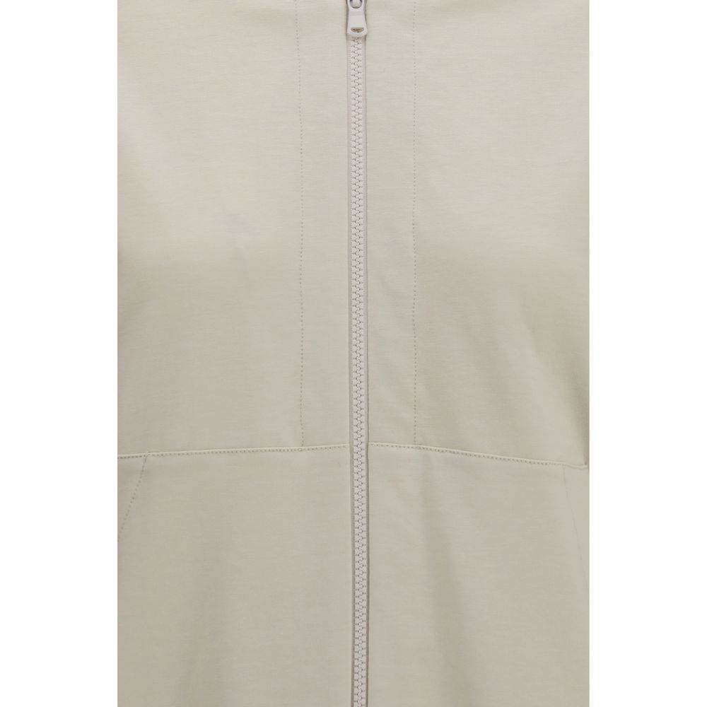 Beige Cotton Sweatshirt