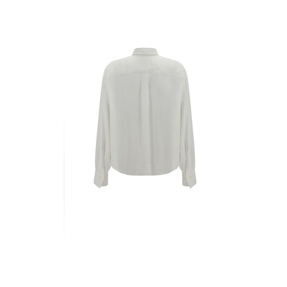 White Silk Dress Shirt