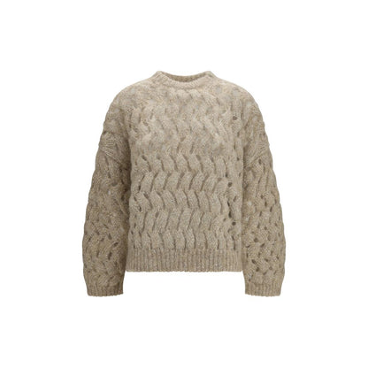 Beige Mohair Sweatshirt