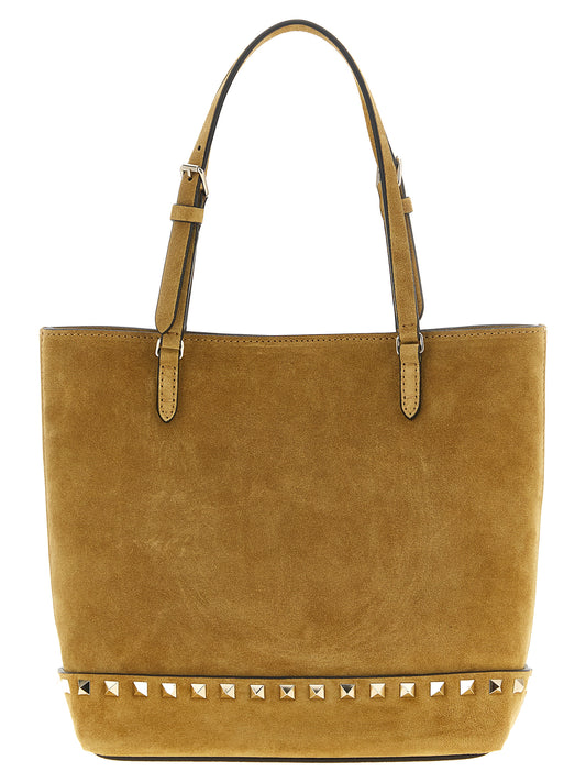Beige Calfskin Tote Bag