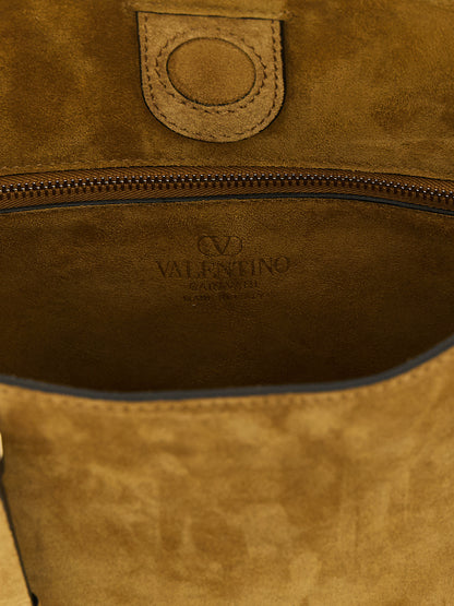 Beige Calfskin Tote Bag