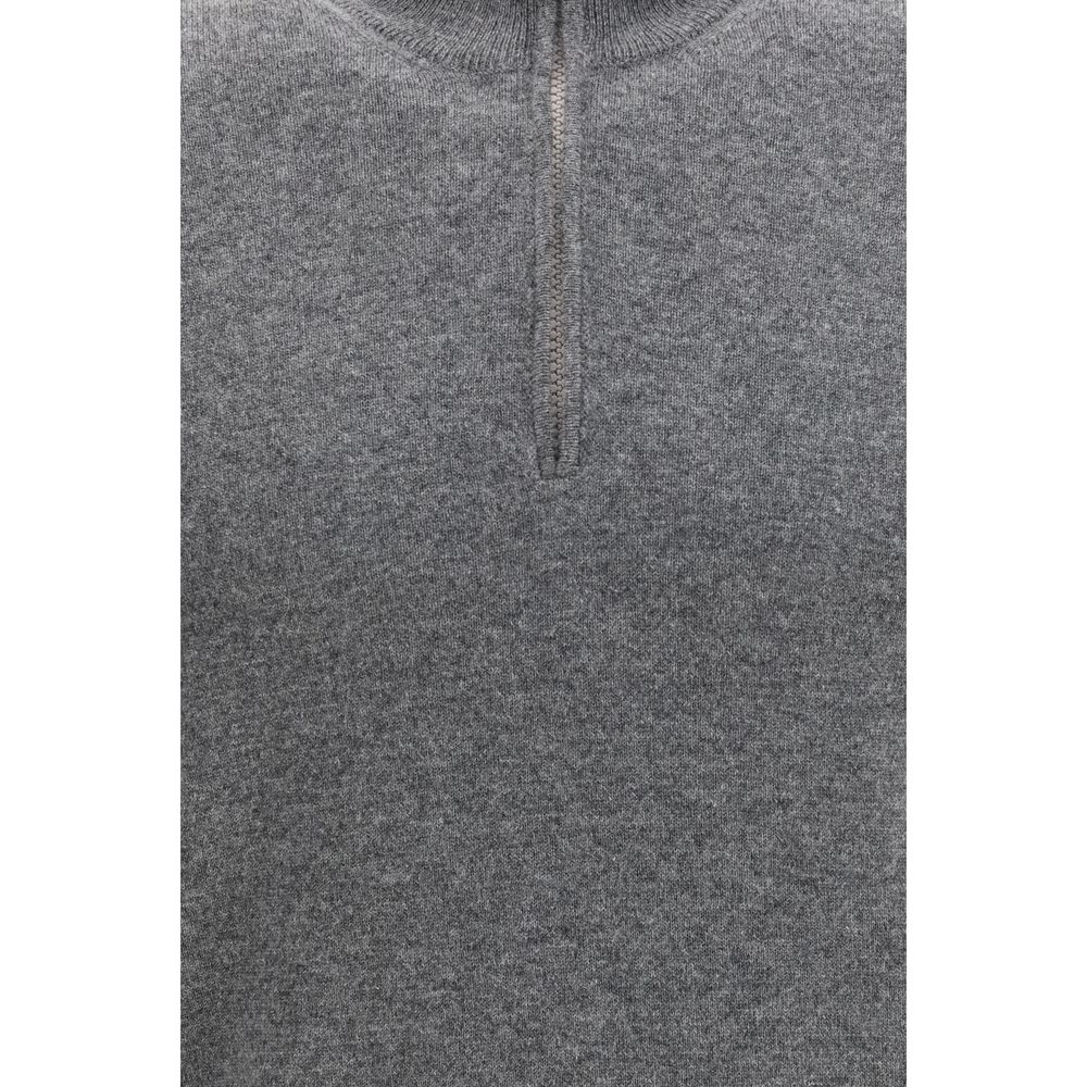 Gray Cashmere Sweatshirt