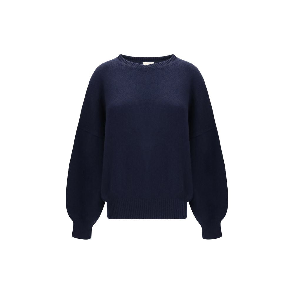 Blue Cashmere Sweatshirt