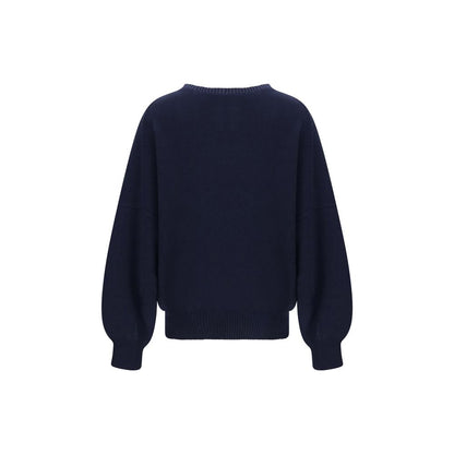 Blue Cashmere Sweatshirt