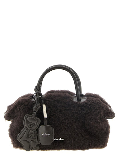Brown Alpaca Leather Handbag