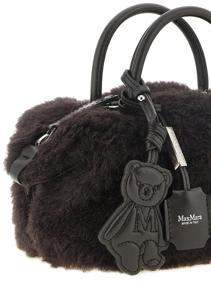 Brown Alpaca Leather Handbag