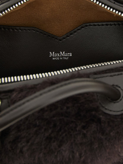 Brown Alpaca Leather Handbag