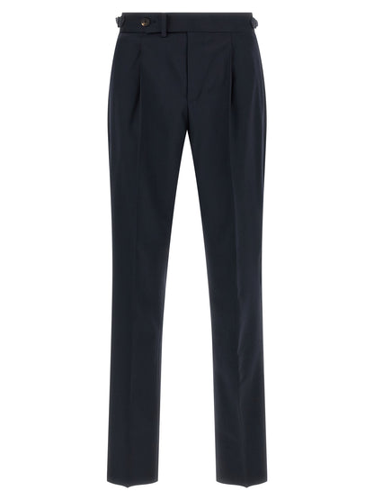 Blue Wool Dress Pants