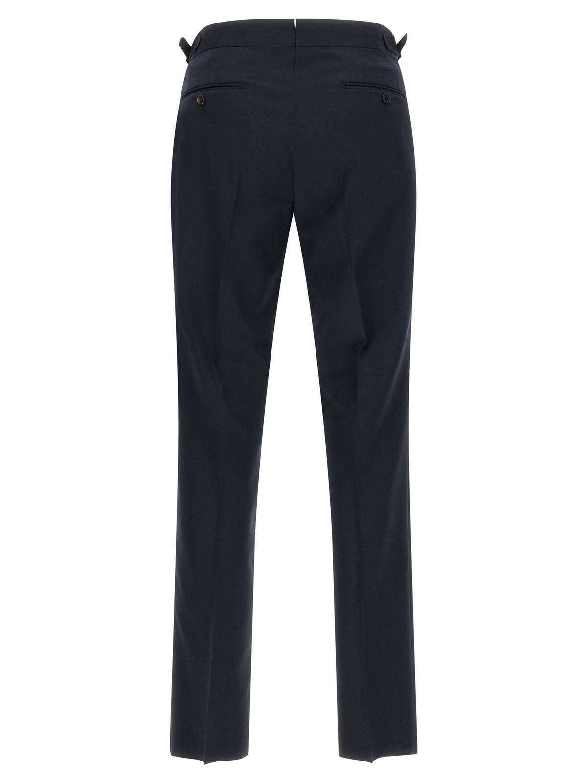 Blue Wool Dress Pants