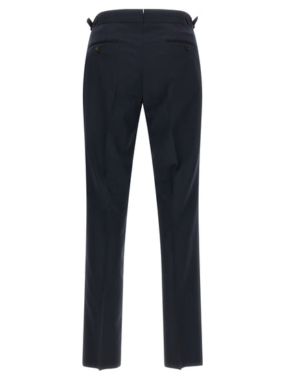Blue Wool Dress Pants