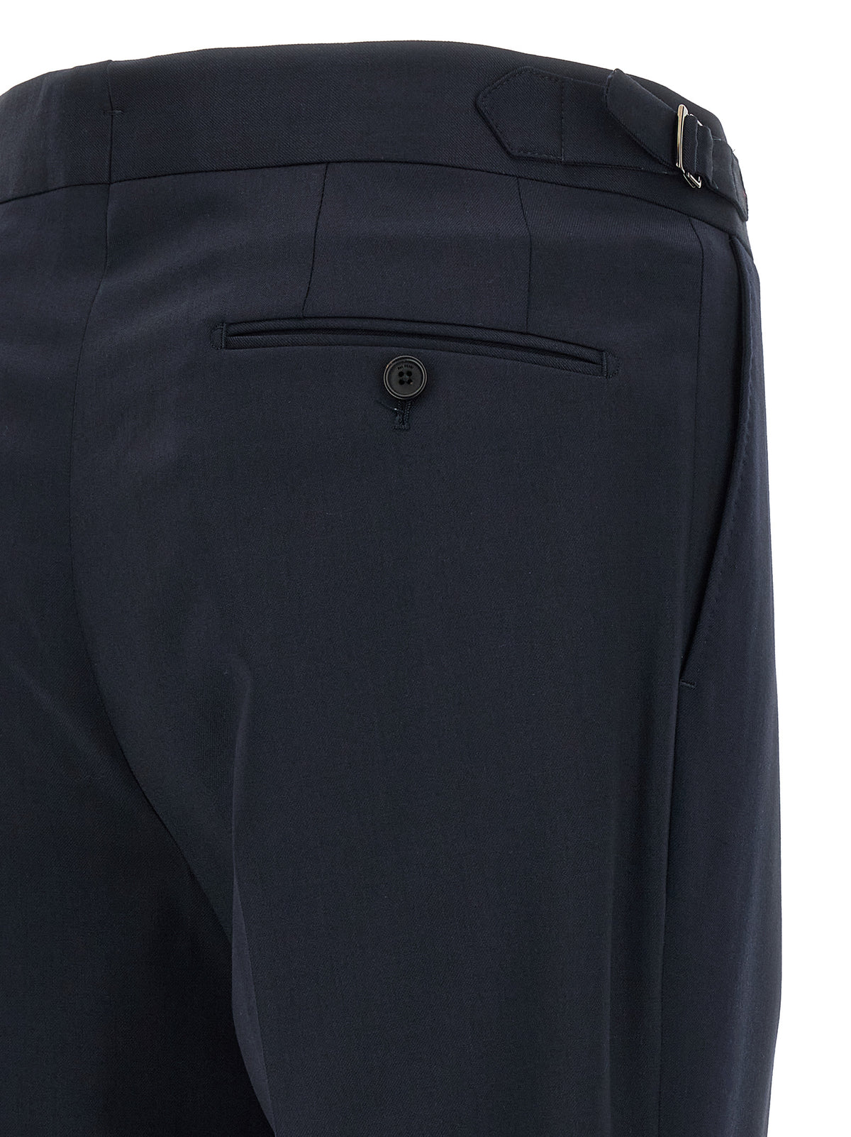 Blue Wool Dress Pants