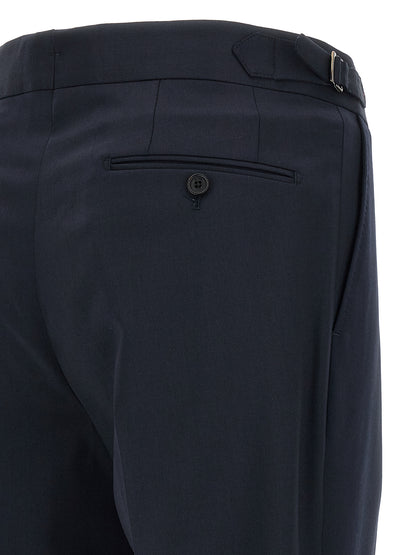 Blue Wool Dress Pants