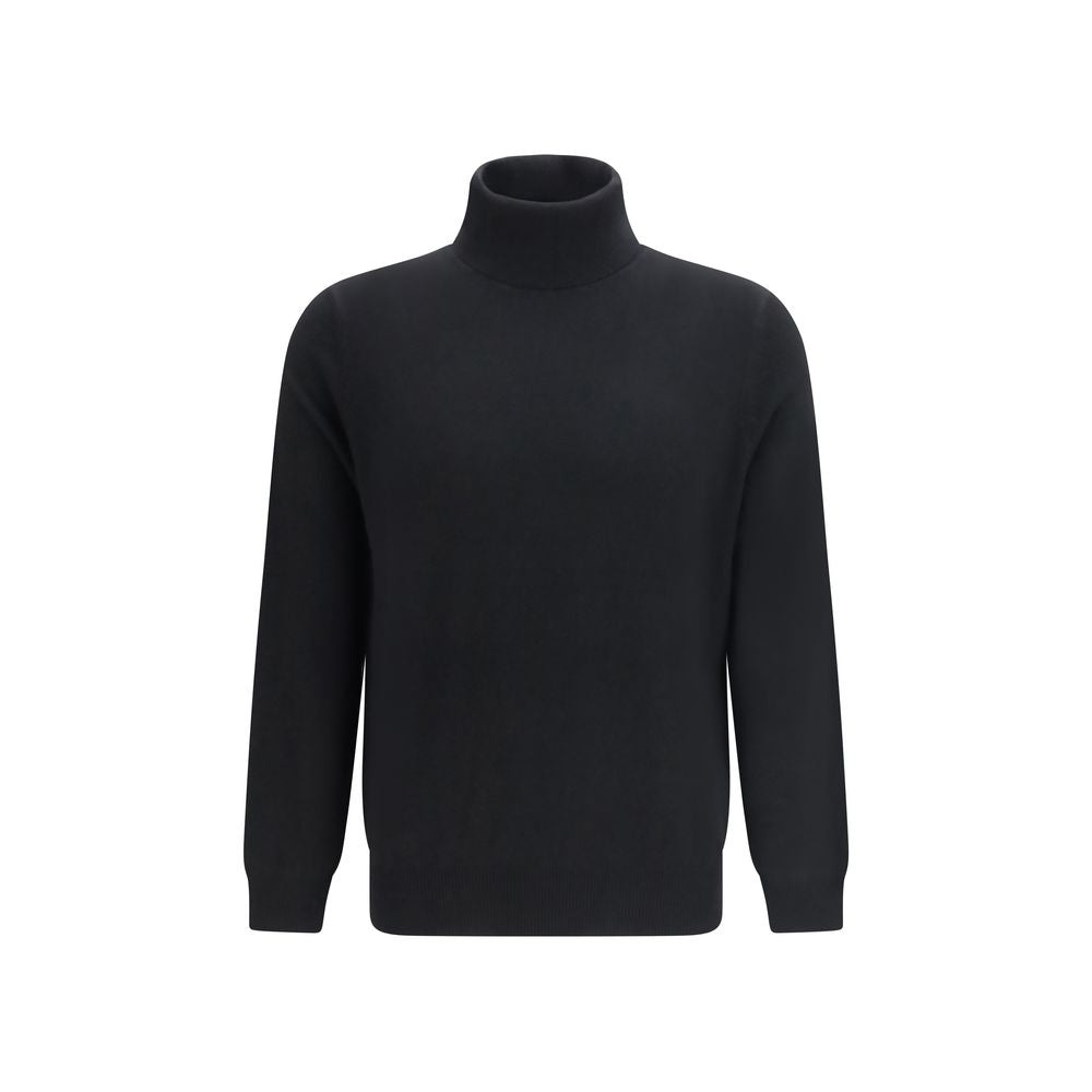 Black Cashmere Turtleneck