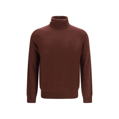 Brown Cashmere Turtleneck