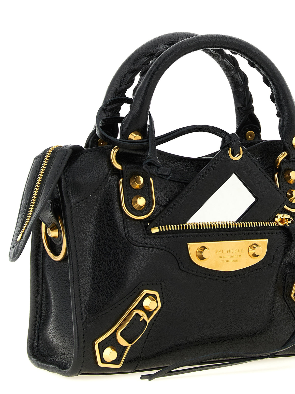 Black Goatskin Handbag