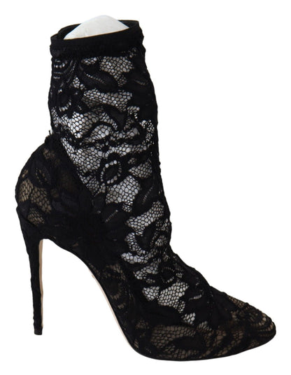 Black Lace Taormina Pumps Elegance Unleashed