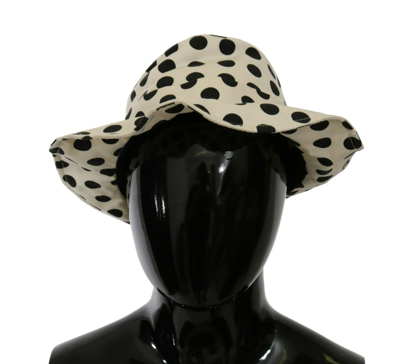 Chic Black Polka Dot Trilby Hat