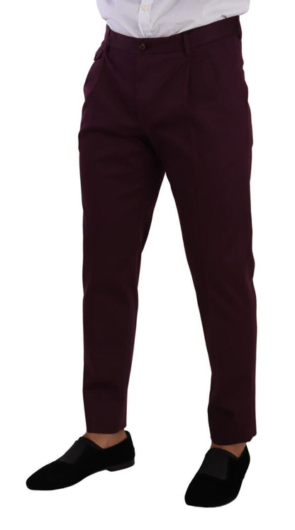 Elegant Purple Chinos for the Modern Man