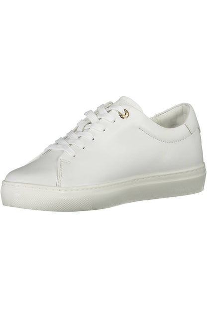 White Leather Women Sneaker