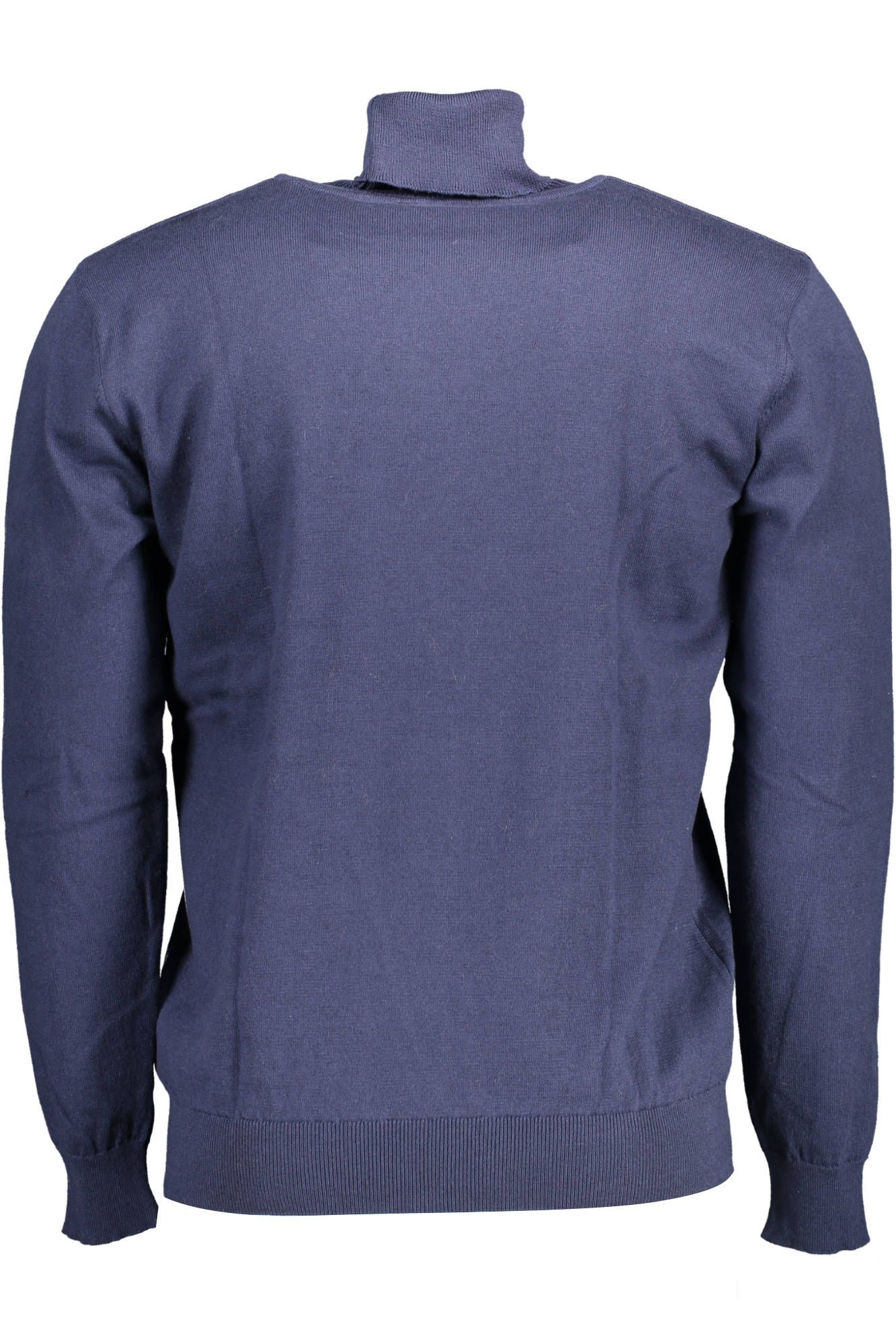 Blue Cotton Men Sweater