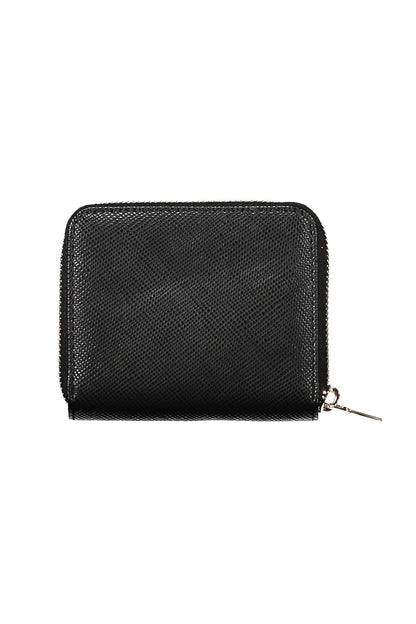 Black Polyethylene Women Wallet