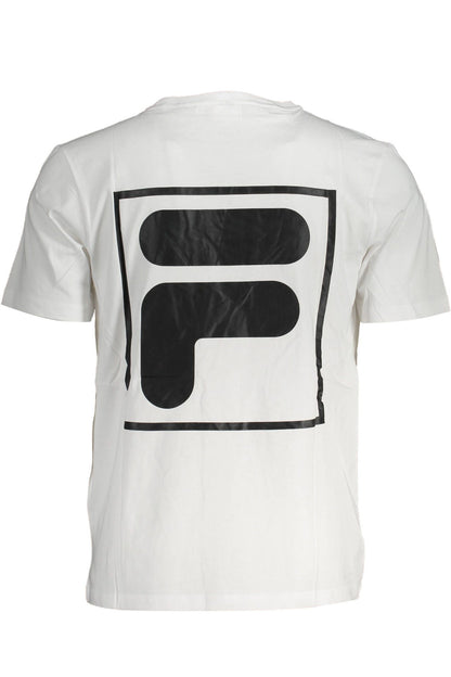 White Cotton Men T-Shirt