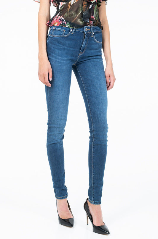 Blue Cotton Women Jegging