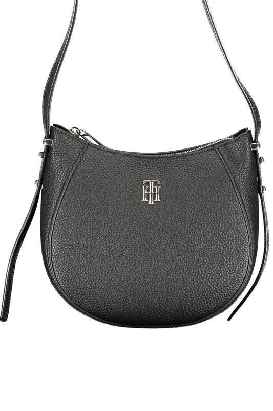 Sleek Adjustable Shoulder Bag with Logo