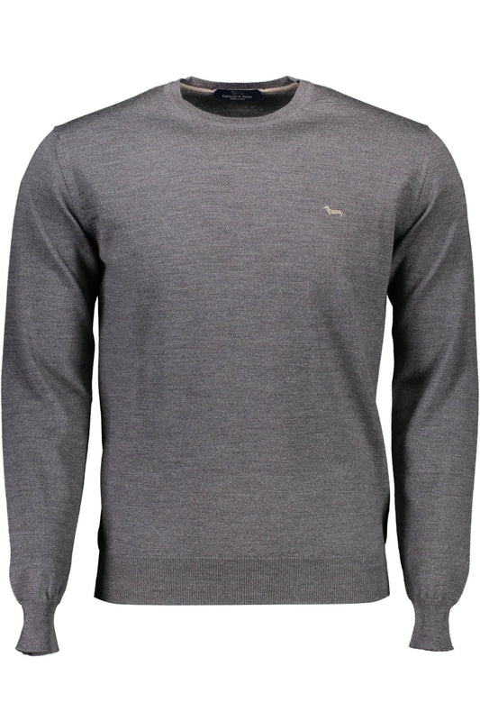 Gray Wool Men Sweater