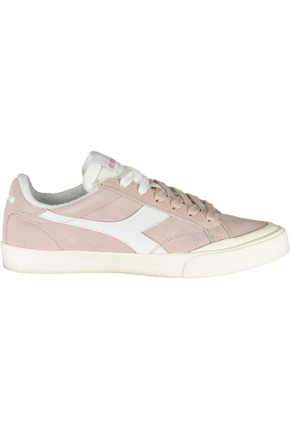 Pink Leather Women Sneaker