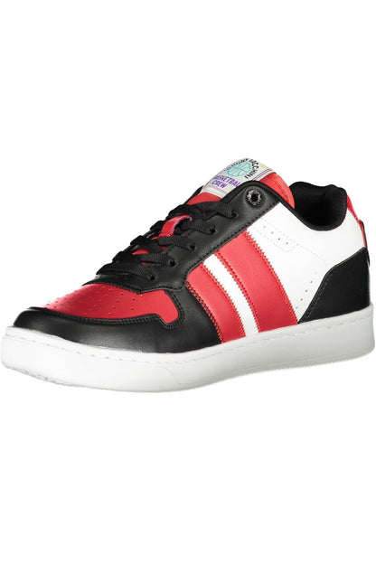 Black Polyester Men Sneaker