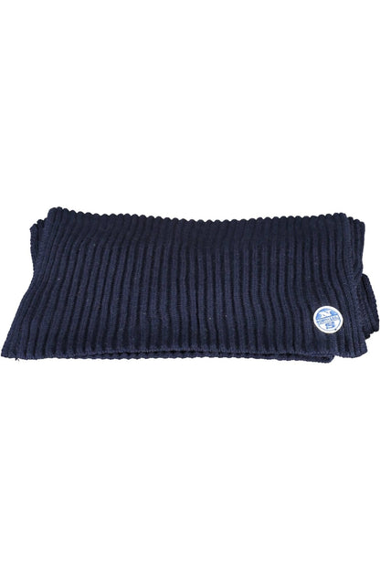 Blue Cotton Men Scarf