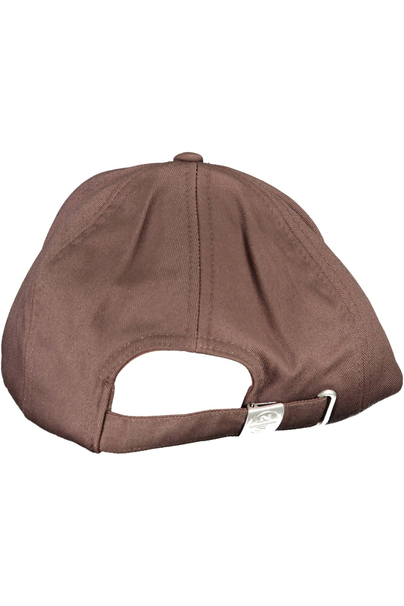 Brown Cotton Men Cap