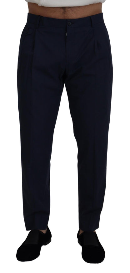 Chic Slim Fit Chinos in Blue