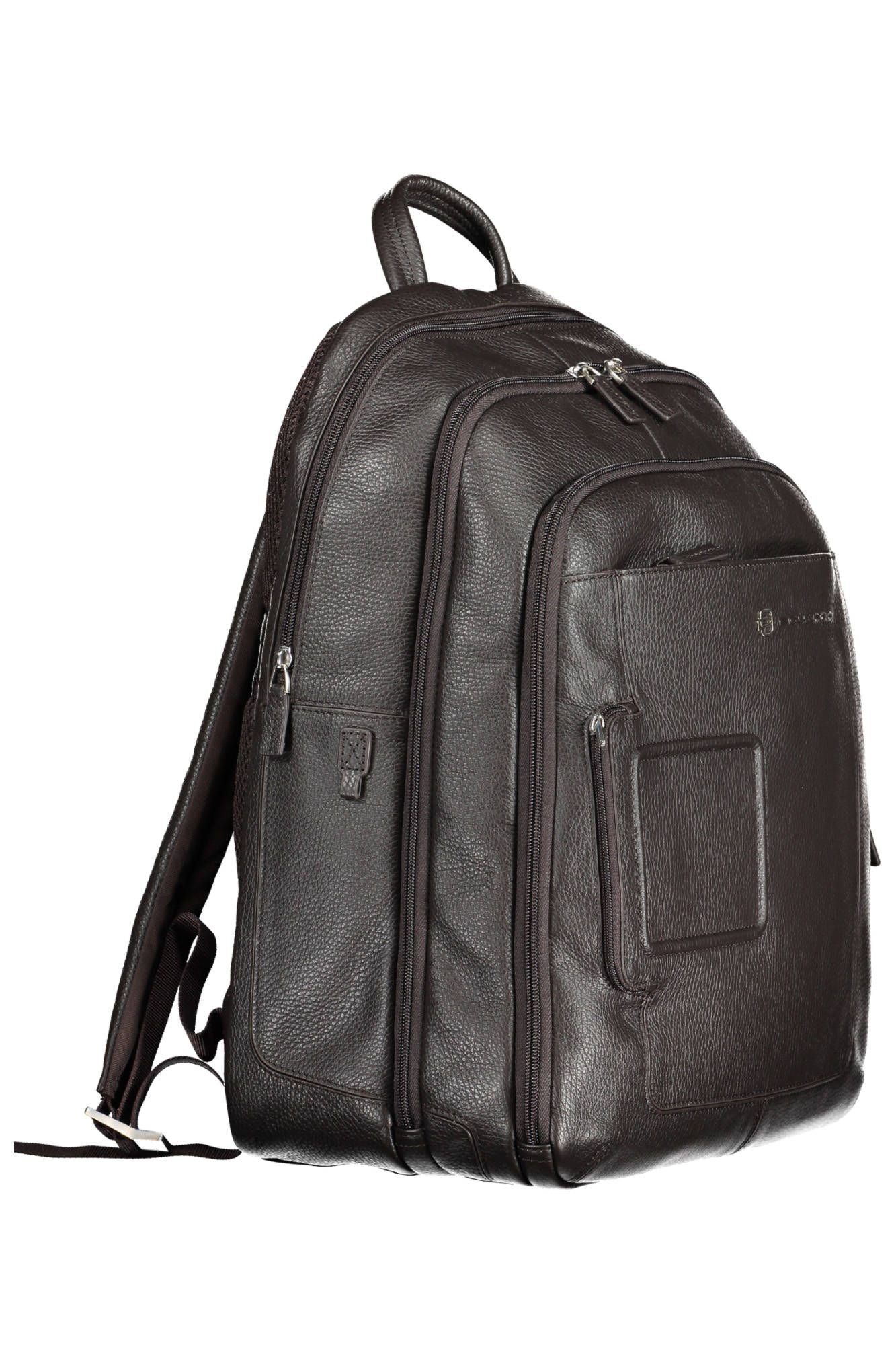 Brown Leather Men Backpack