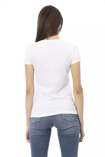 White Cotton Women Top