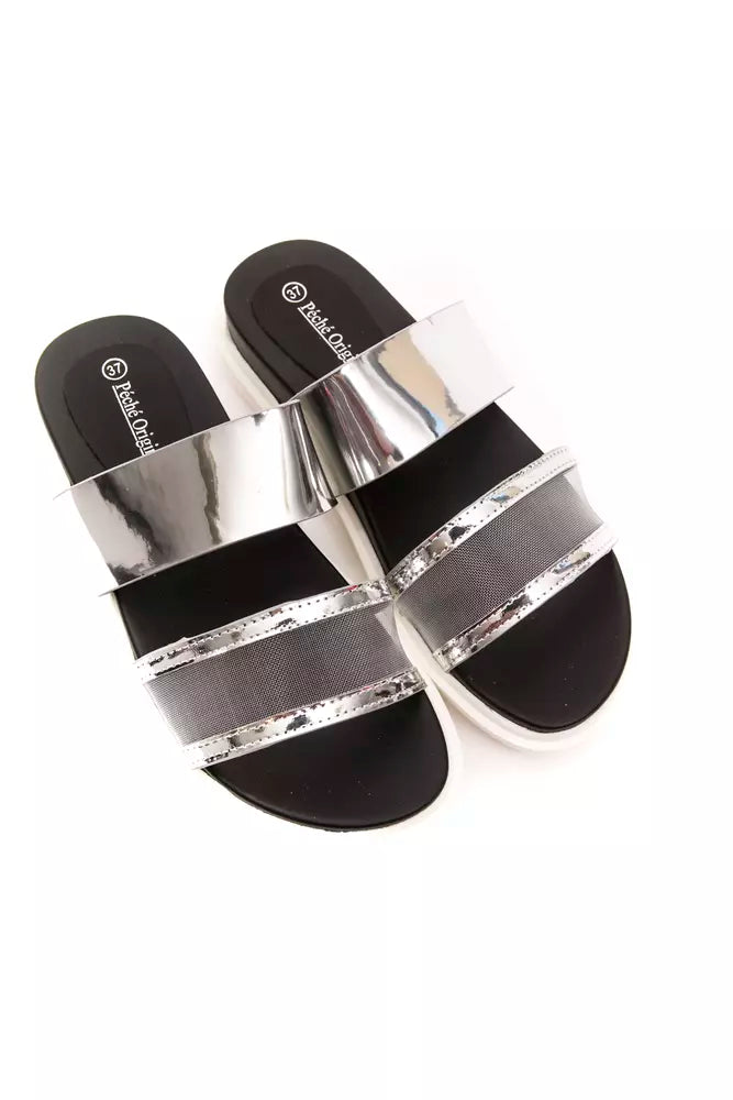 Silver Polyethylene Sandal