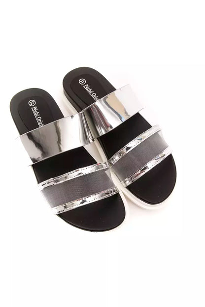 Silver Polyethylene Sandal