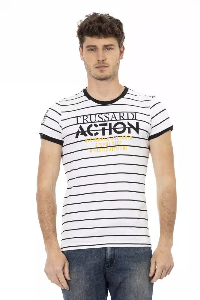 White Cotton Men TShirt