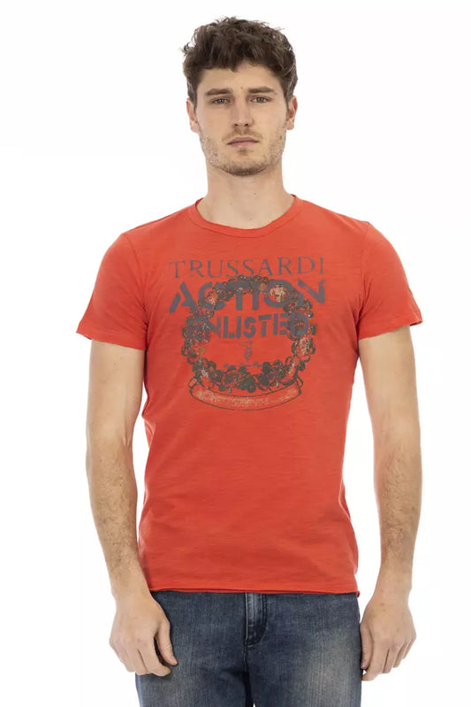 Red Cotton Men TShirt