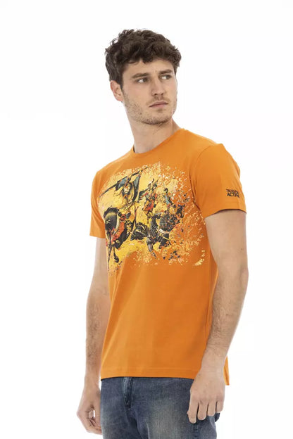 Orange Cotton Mens TShirt